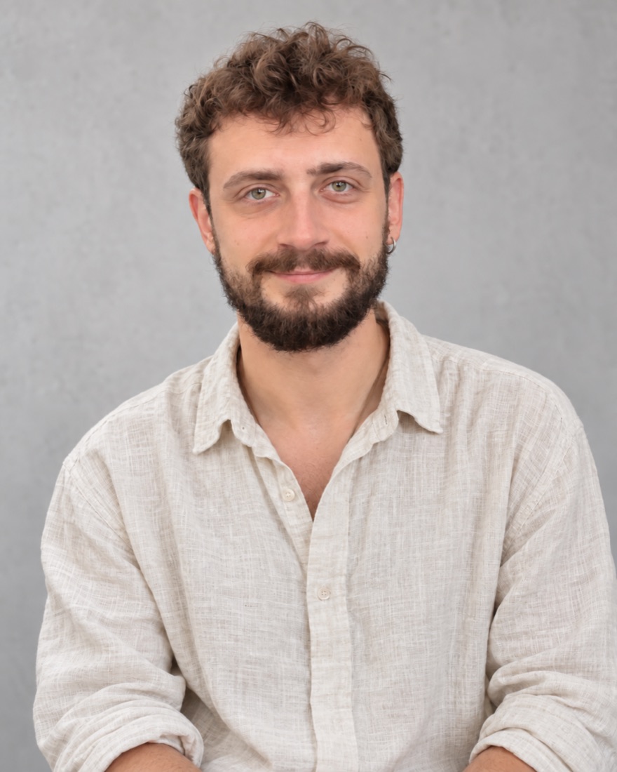 Iakov Levin. AI-assisted portrait based on his photos